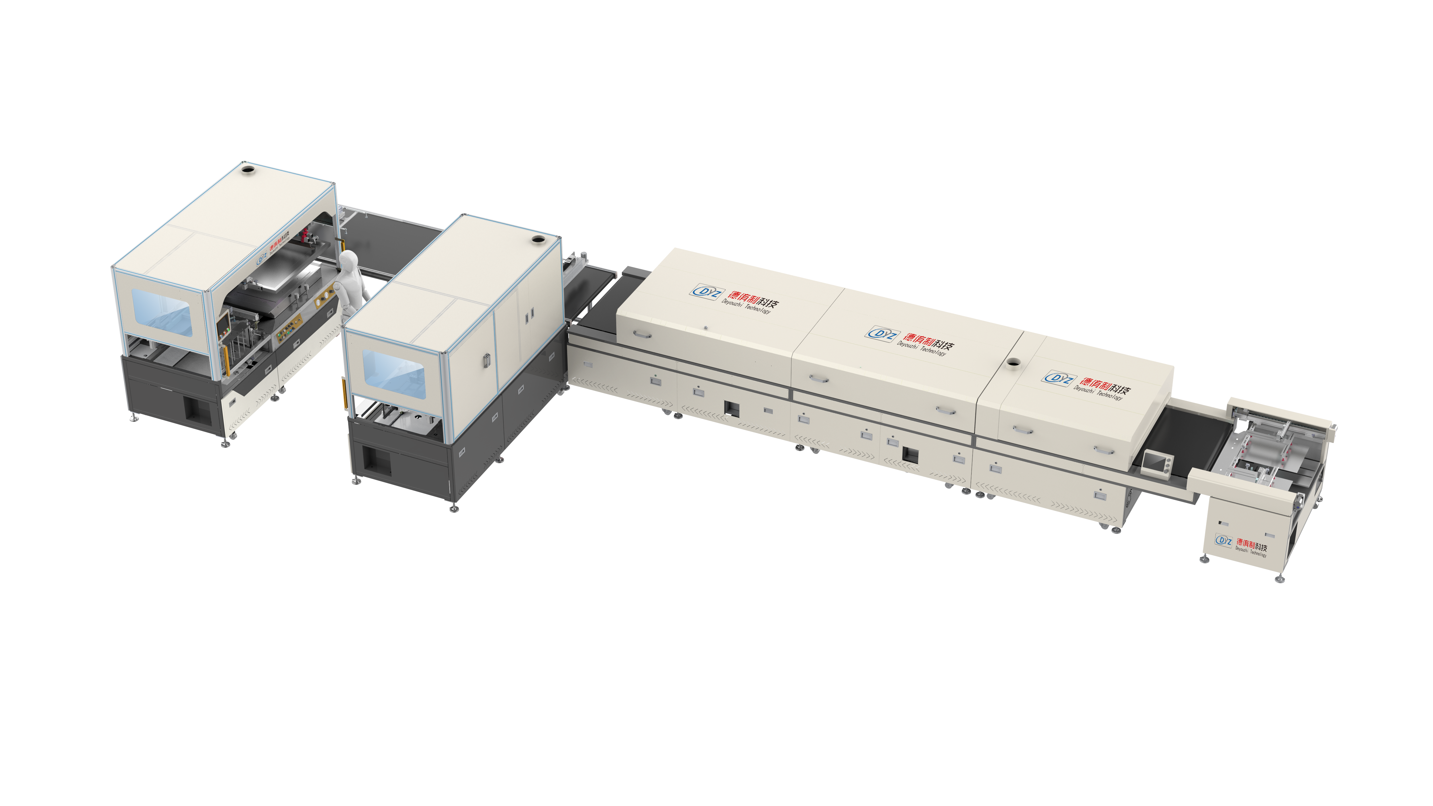 Sheet CCD alignment screen printing machine